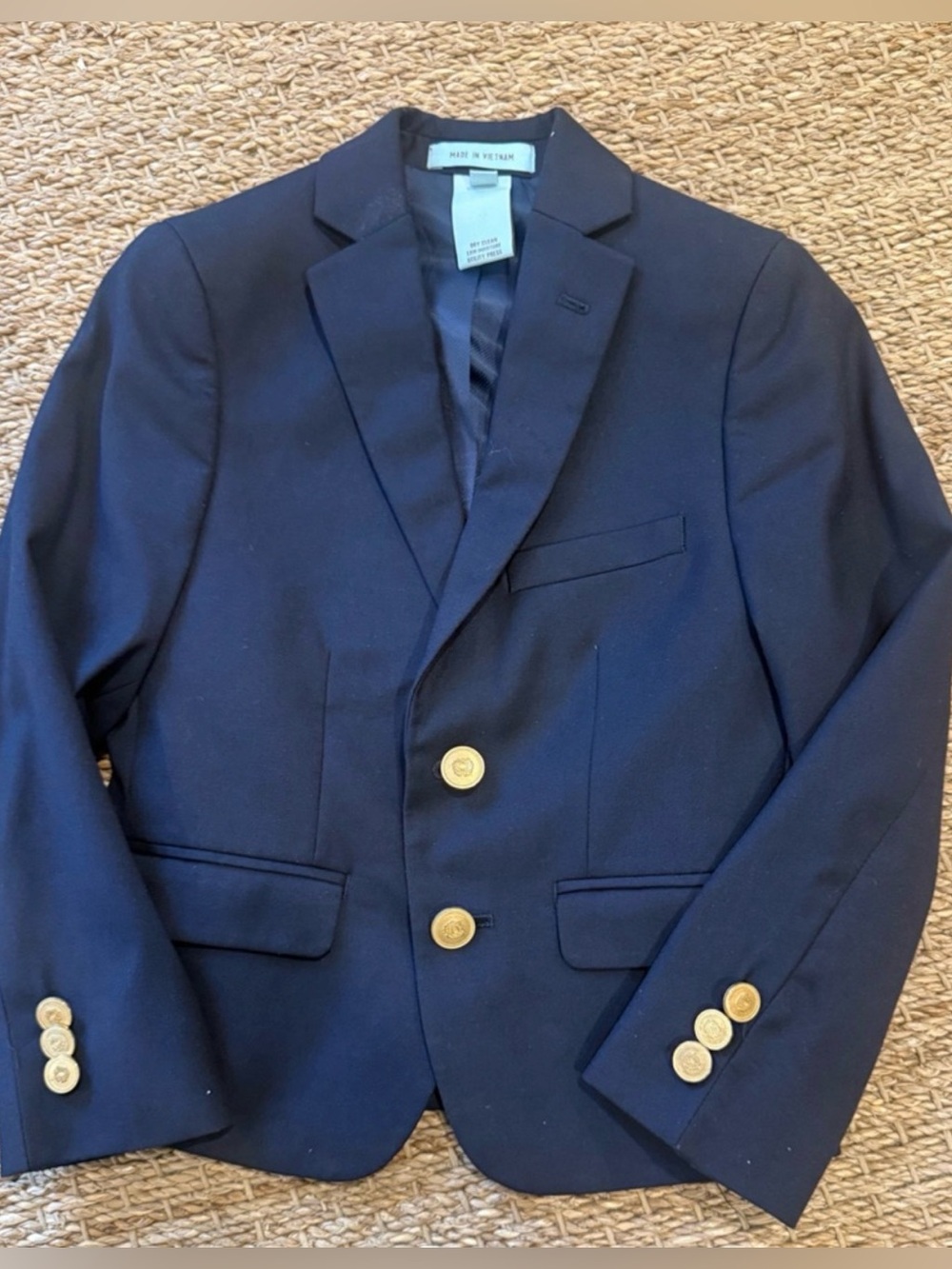 Class Club Kids Classic Navy Blazer w/ Gold Buttons size 4